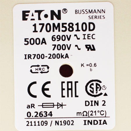 170M5810D Предохранитель Bussmann/Eaton