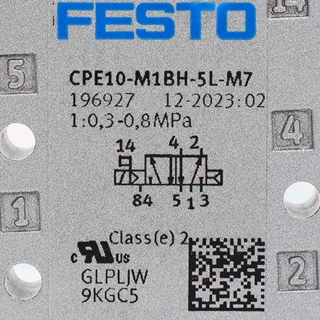 CPE10-M1BH-5L-M7 Распределитель с электромагнитным управлением Festo