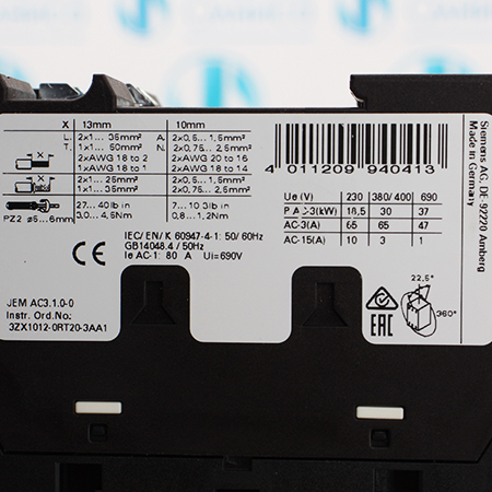 3RT2037-1AP04 Контактор Siemens