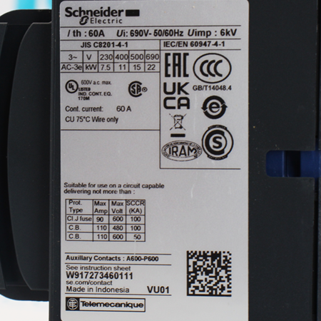 LC1DT60AP7 Контактор Schneider Electric