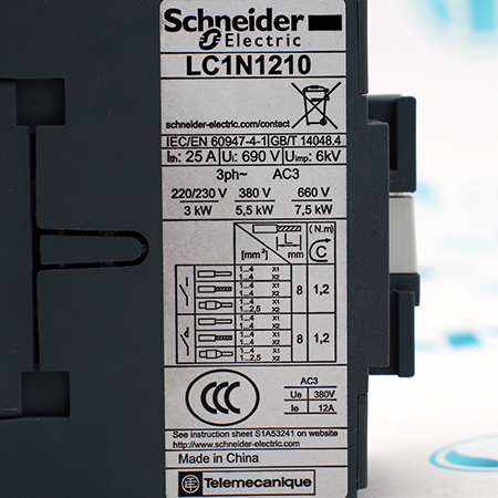 LC1E1210M5 Контактор Schneider Electric