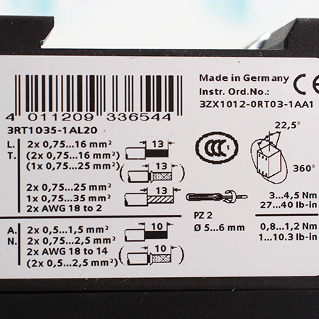 3RT1035-1AL20 Контактор Siemens