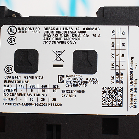 3RT2027-1AB00 Контактор Siemens