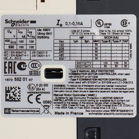 GV2P01 Выключатель автоматический Schneider Electric