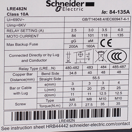 LRE482 Реле тепловое Schneider Electric