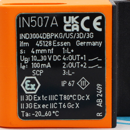 IN507A Датчик для вентильных приводов IFM