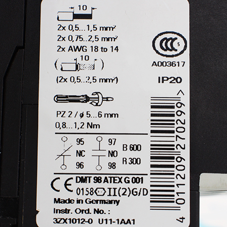 3RU1116-0JB0 Реле тепловое Siemens