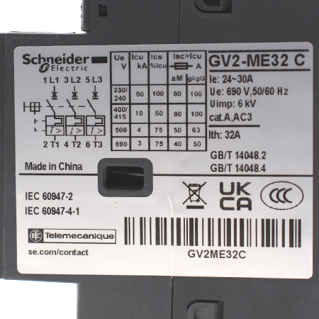 GV2ME32 Выключатель автоматический Schneider Electric