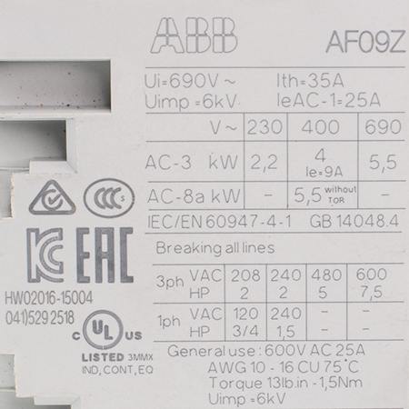 1SBL136001R2110 Контактор ABB