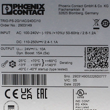 TRIO-PS-2G/1AC/24DC/10 2903149 Преобразователь Phoenix Contact