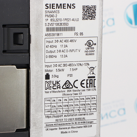 6SL3210-1PE21-4UL0 Модуль силовой Siemens