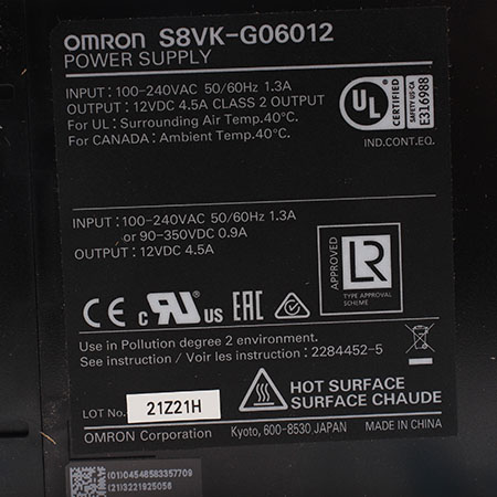 S8VK-G06012 Блок питания Omron