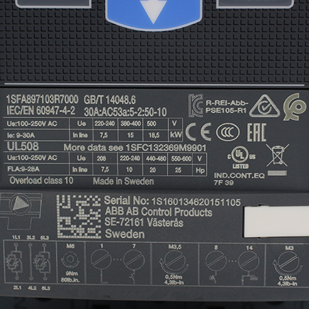 1SFA897103R7000 Устройство плавного пуска ABB