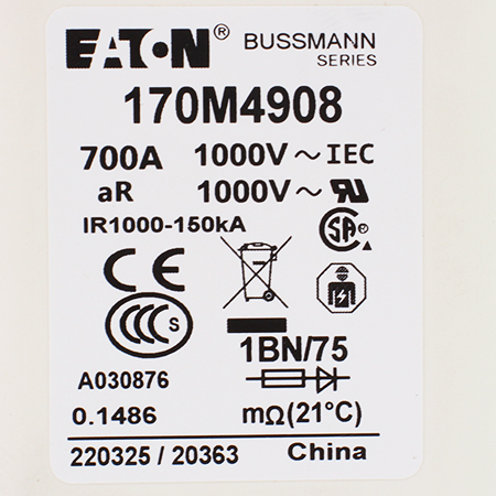 170M4908 Предохранитель Bussmann/Eaton