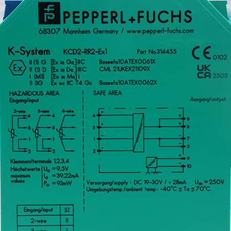 KCD2-RR2-Ex1 Барьер искрозащиты Pepperl Fuchs