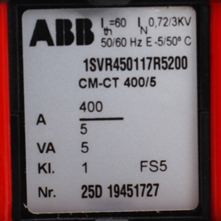 1SVR450117R5200 Трансформатор тока ABB