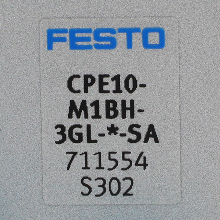 CPE10-M1BH-3GL-M7-SA Распределитель с электромагнитным управлением Festo