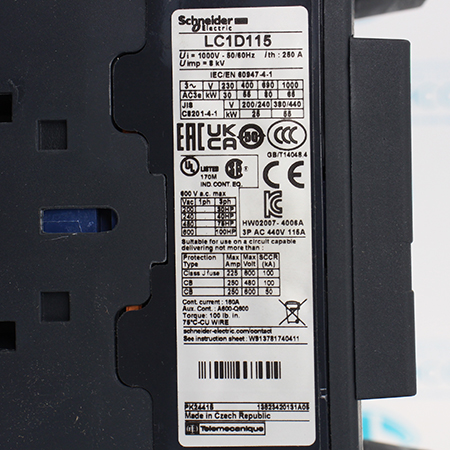 LC1D115FE7 Контактор Schneider Electric