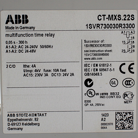 1SVR730030R3300 Реле времени ABB