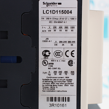 LC1D115004M7 Контактор Schneider Electric