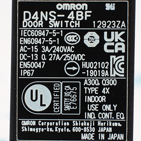 D4NS-4BF Выключатель безопасности Omron