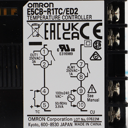 E5CB-R1TC 100-240AC Регулятор температуры цифровой Omron