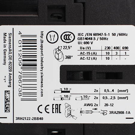 3RH2122-2BB40 Контактор Siemens