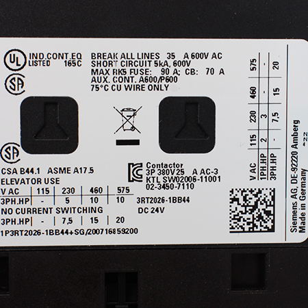 3RT2026-1BB44 Контактор Siemens