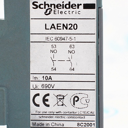 LAEN20 Блок контактный дополнительный Schneider electric