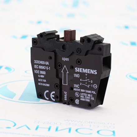 3SB3400-0A Контакт дополнительный Siemens