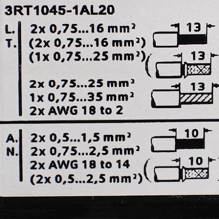 3RT1045-1AL20 Контактор Siemens