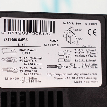 3RT1066-6AP36 Контактор Siemens