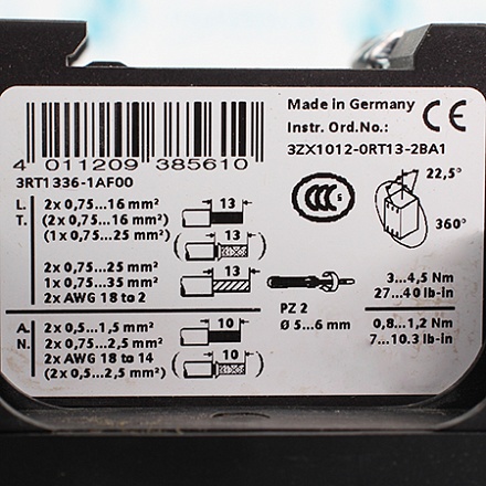 3RT1336-1AF00 Контактор Siemens