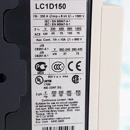 LC1D150P7 Контактор Schneider Electric