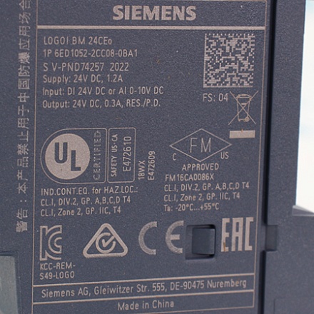 6ED1052-2CC08-0BA1 Модуль логический Siemens