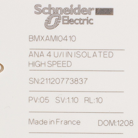 BMXAMI0410 Модуль Schneider Electric