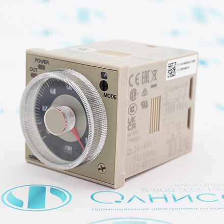 H3CR-A AC24-48/DC12-48 Таймер аналоговый сдвоенный Omron