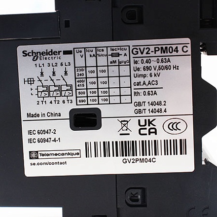 GV2P04 Выключатель Schneider Electric