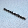 DS1025-05-2X40P8BV1-B, PLD2-80 Вилка штыревая 2мм 2х40pin прямая