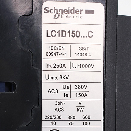 LC1D150F7 Контактор Schneider Electric