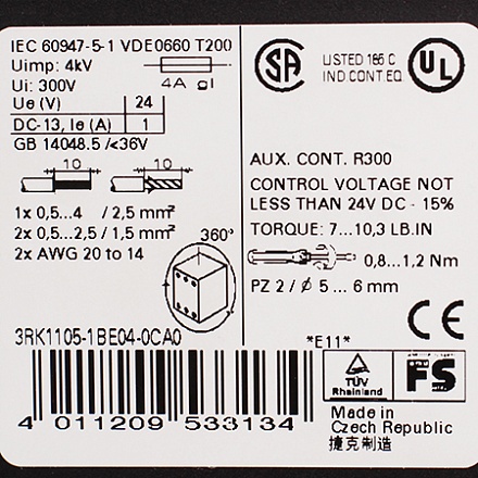 3RK1105-1BE04-0CA0 Монитор безопасности Siemens (б/у)