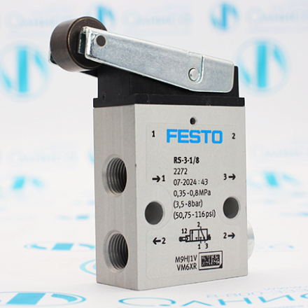 RS-3-1/8 Распределитель с роликовым рычагом Festo