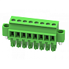 MC-RE3.81V05C-K Разъём гнездовой MC, шаг 3.81мм,5 конт. с винт.,зел.