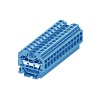 210902 Клемма ТА 1-1 плоско-пруж зажим, с бок. подключением. сеч. 10мм2, син.