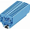 254364 Клемма TB 1-1 проходная на малую DIN-рейку SP15, фронт.подключение, сеч. 2.5мм2, син.