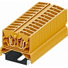 254372 Клемма TB 1-1 проходная на DIN-рейку SP35, фронт.подключение, сеч. 2.5мм2, оранж.