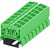 254386 Клемма TB 2-2 проходная на DIN-рейку SP35, фронт.подключение, сеч. 2.5мм2, зел.