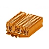 TC10-3-OG Клемма TC 1-2 проходная пружин., сеч.10мм2, оранж.