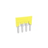 TJA8.2-4 Перемычка для клемм TP/TC/TU 4 пол., сеч.6мм2, желт.