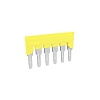 TJA8.2-6 Перемычка для клемм TP/TC/TU 6 пол., сеч.6мм2, желт.